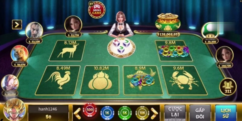 Mẹo chơi bầu cua mini go88