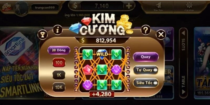 Hiệu ứng hình ảnh kim cương Go88