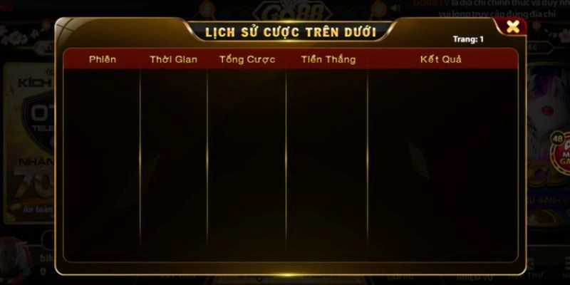 Nắm được quy tắc đặt cược trên dưới Go88